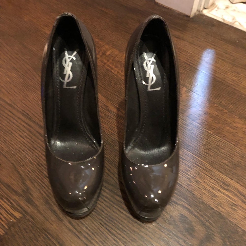 YSL platform heels